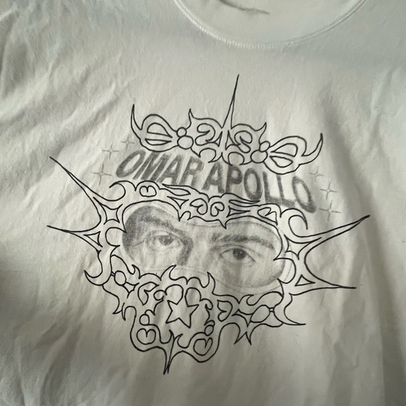 Omar Apollo Ivory Official Tshirt Merch - Picture 1 of 3